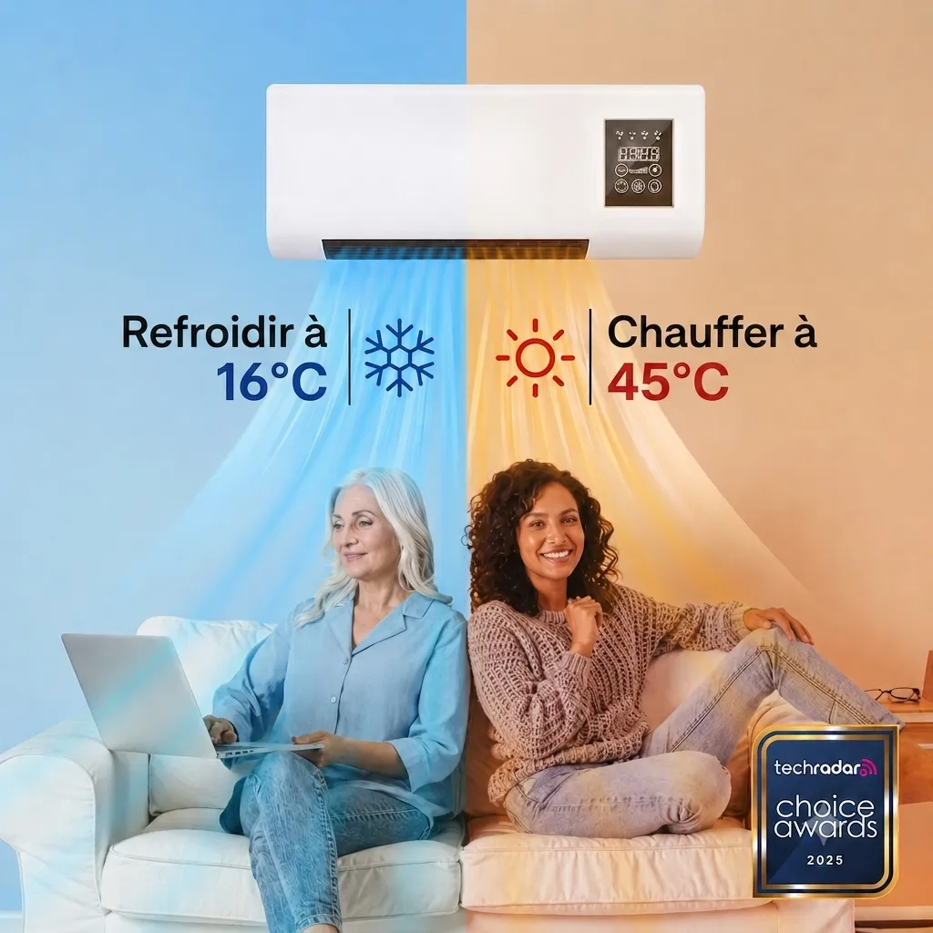Vital Breeze — refroidisseur d'air portable qui refroidit et chauffe